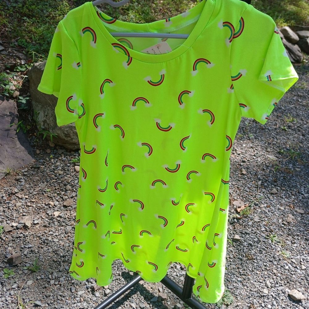 Neon Rainbow Tunic